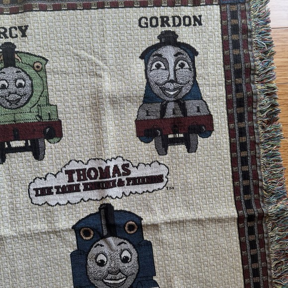 Thomas The Train Tank Engine Woven Tapestry Throw Blanket - Picture 6 of 9